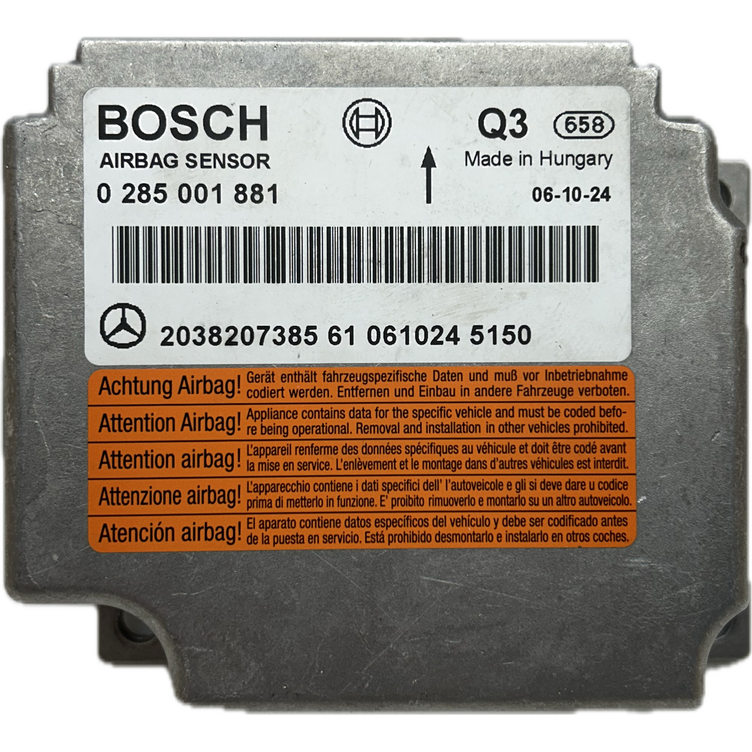 Mercedes-Benz C-Klasse S203 T-Modell Airbag-Steuergerät Reparatur