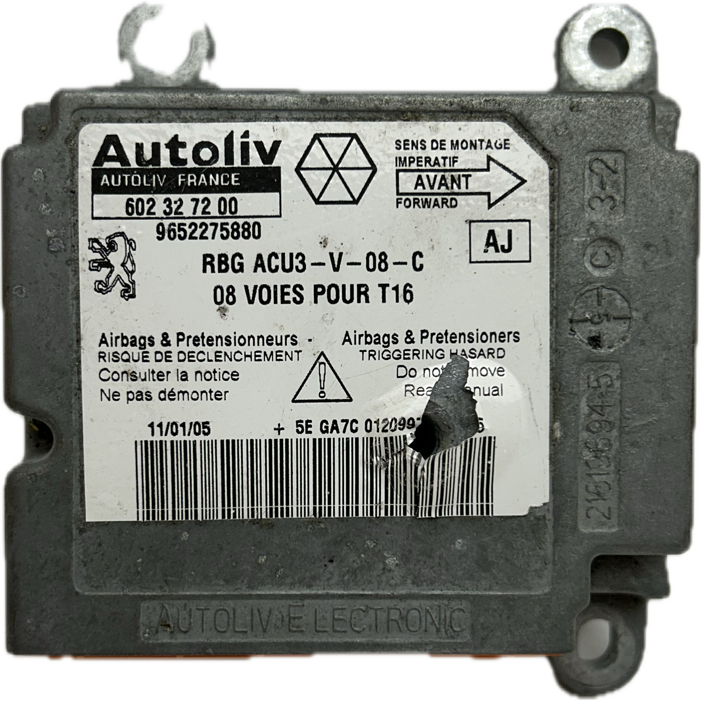 Peugeot 206 CC I Airbag-Steuergerät Reparatur