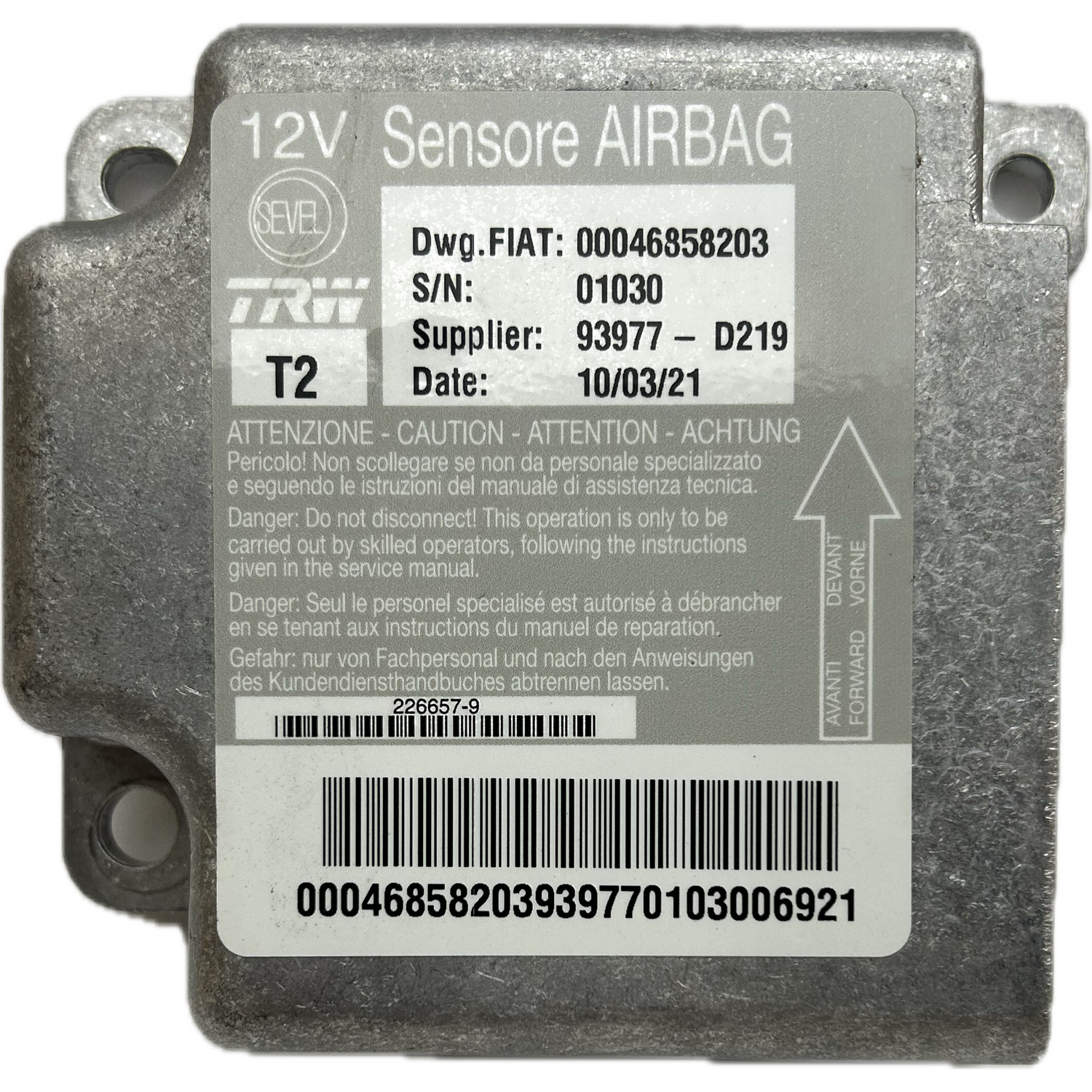 Citroën Jumper II Airbag-Steuergerät Reparatur