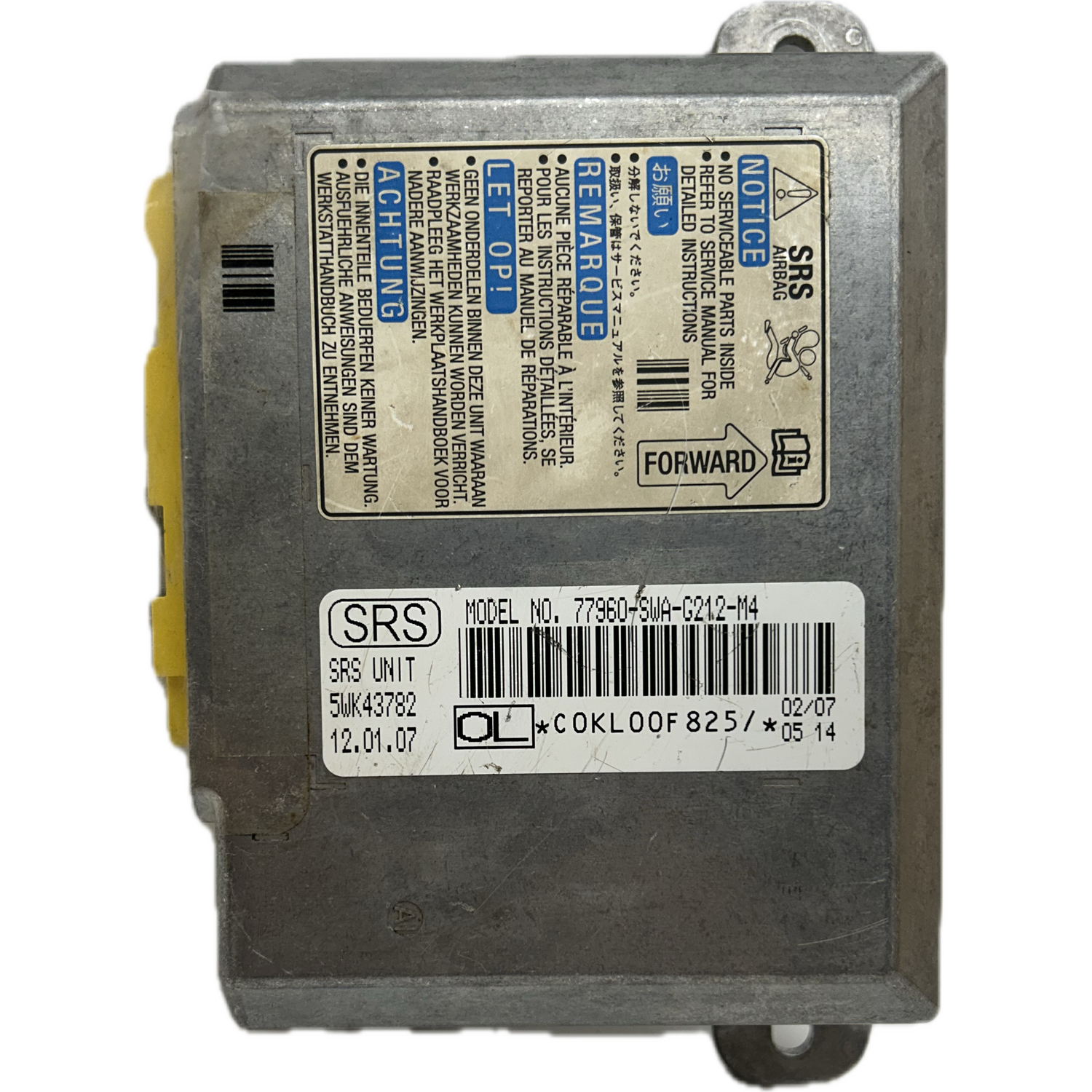 Honda CR-V 6th Gen Airbag-Steuergerät Reparatur