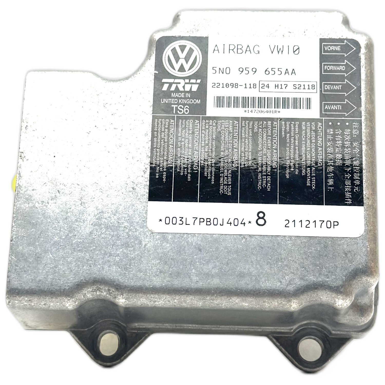 Volkswagen Tiguan BW2 Airbag-Steuergerät Reparatur