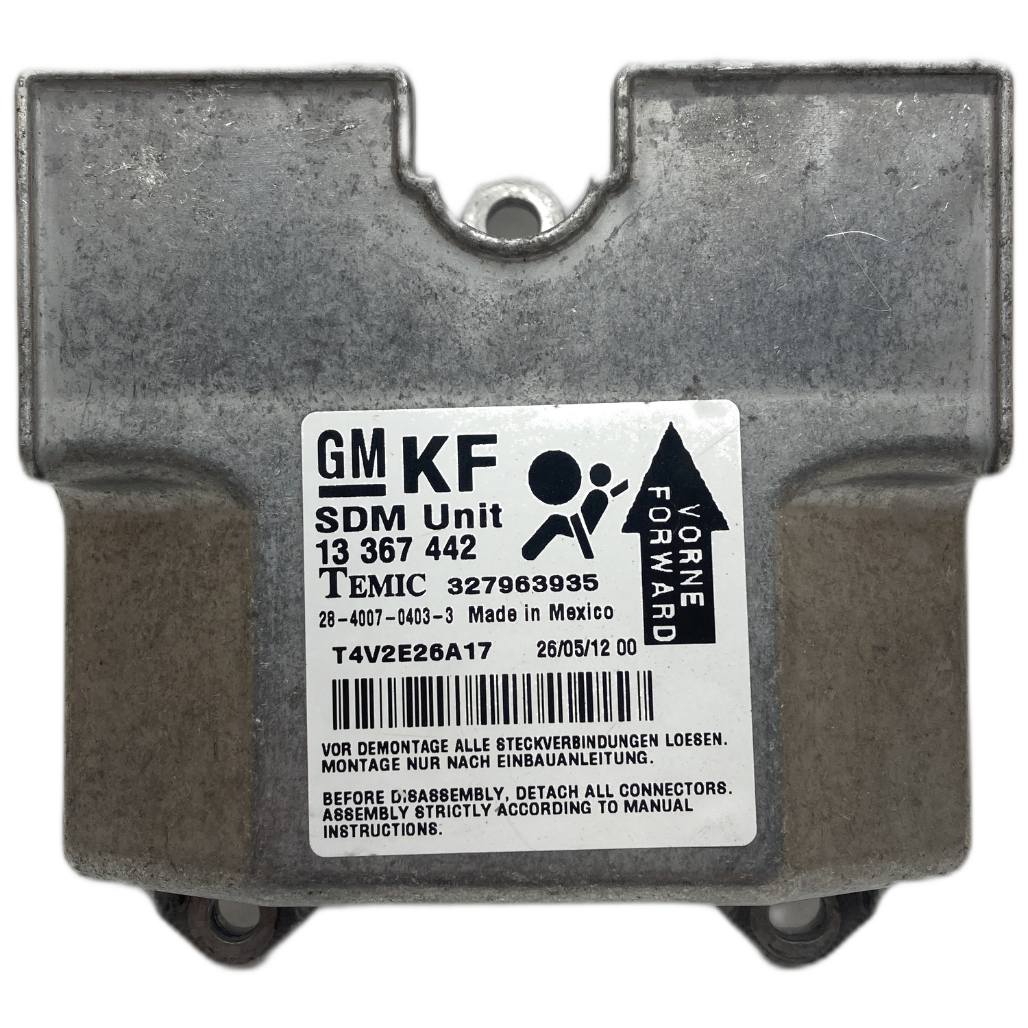 Opel Astra H Airbag-Steuergerät Reparatur