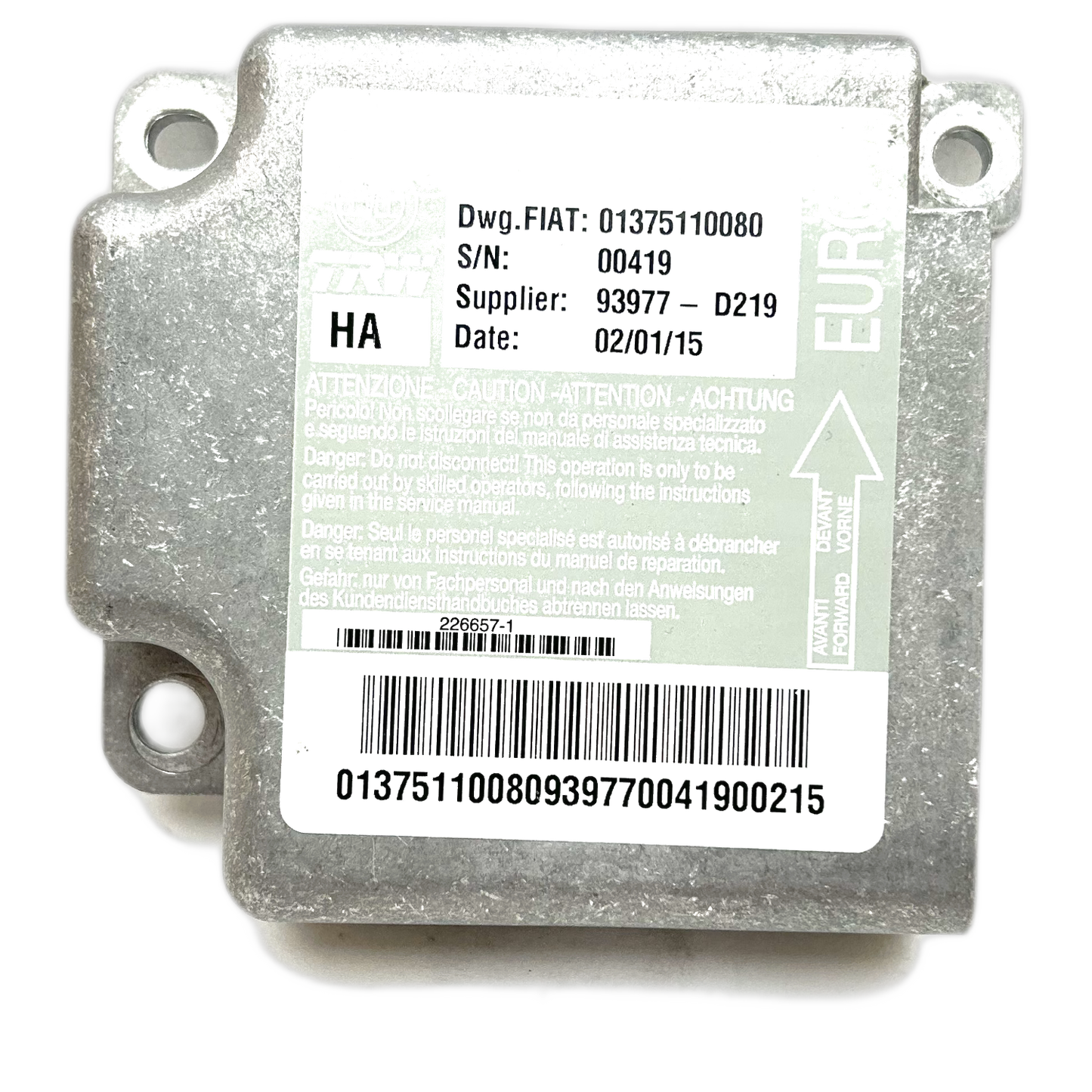 Citroën Jumper III Airbag-Steuergerät Reparatur