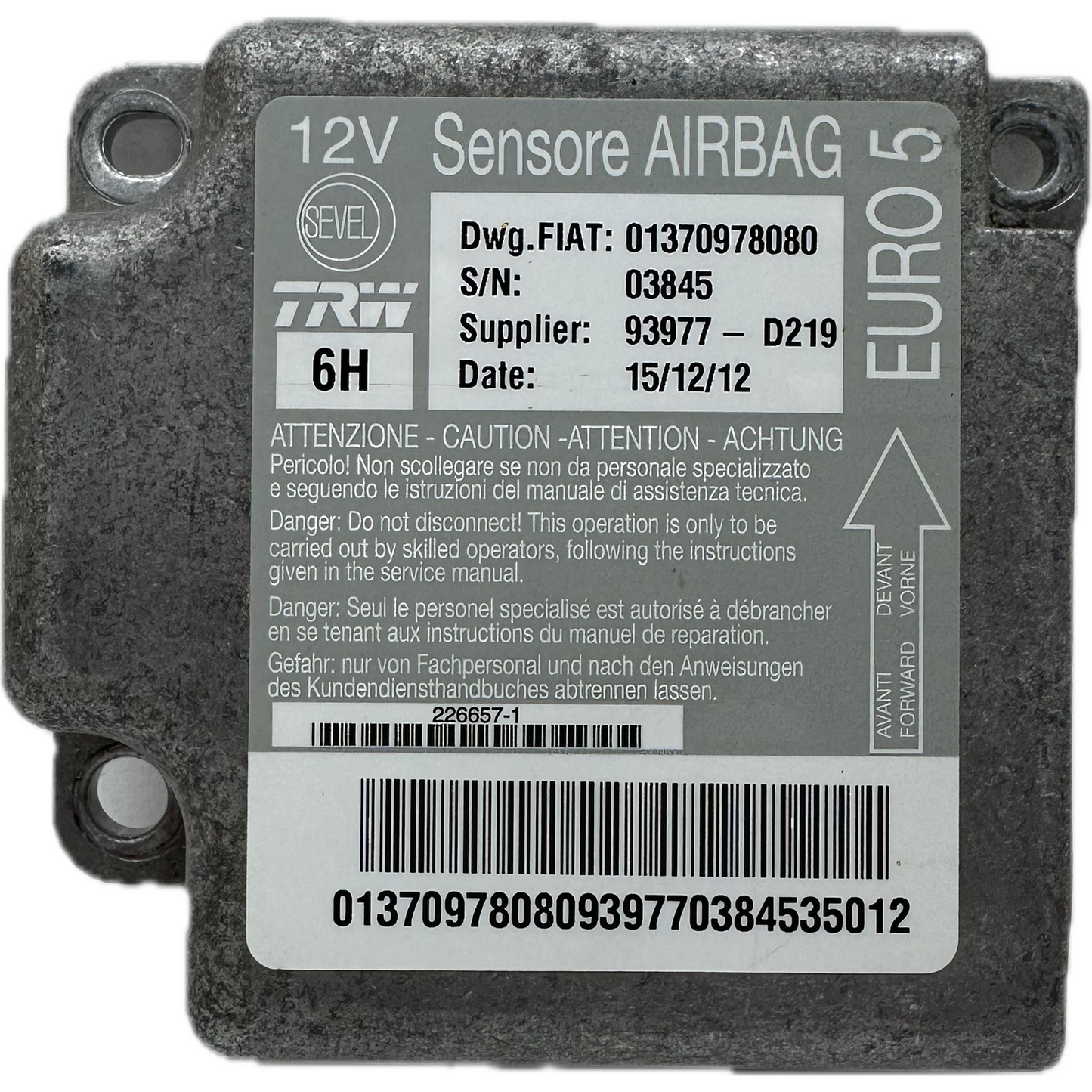 Peugeot Boxer I Airbag-Steuergerät Reparatur