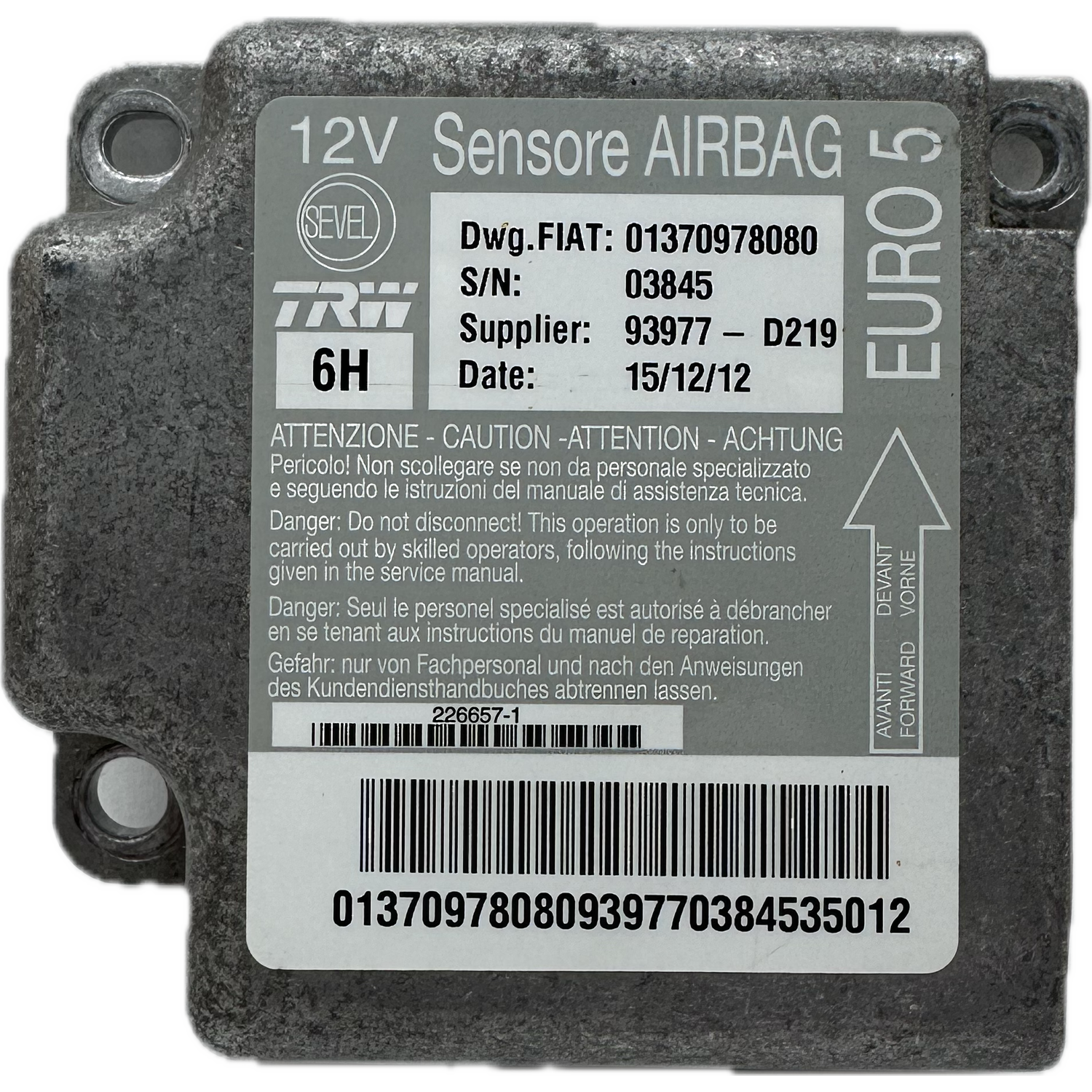 Peugeot Boxer I Airbag-Steuergerät Reparatur