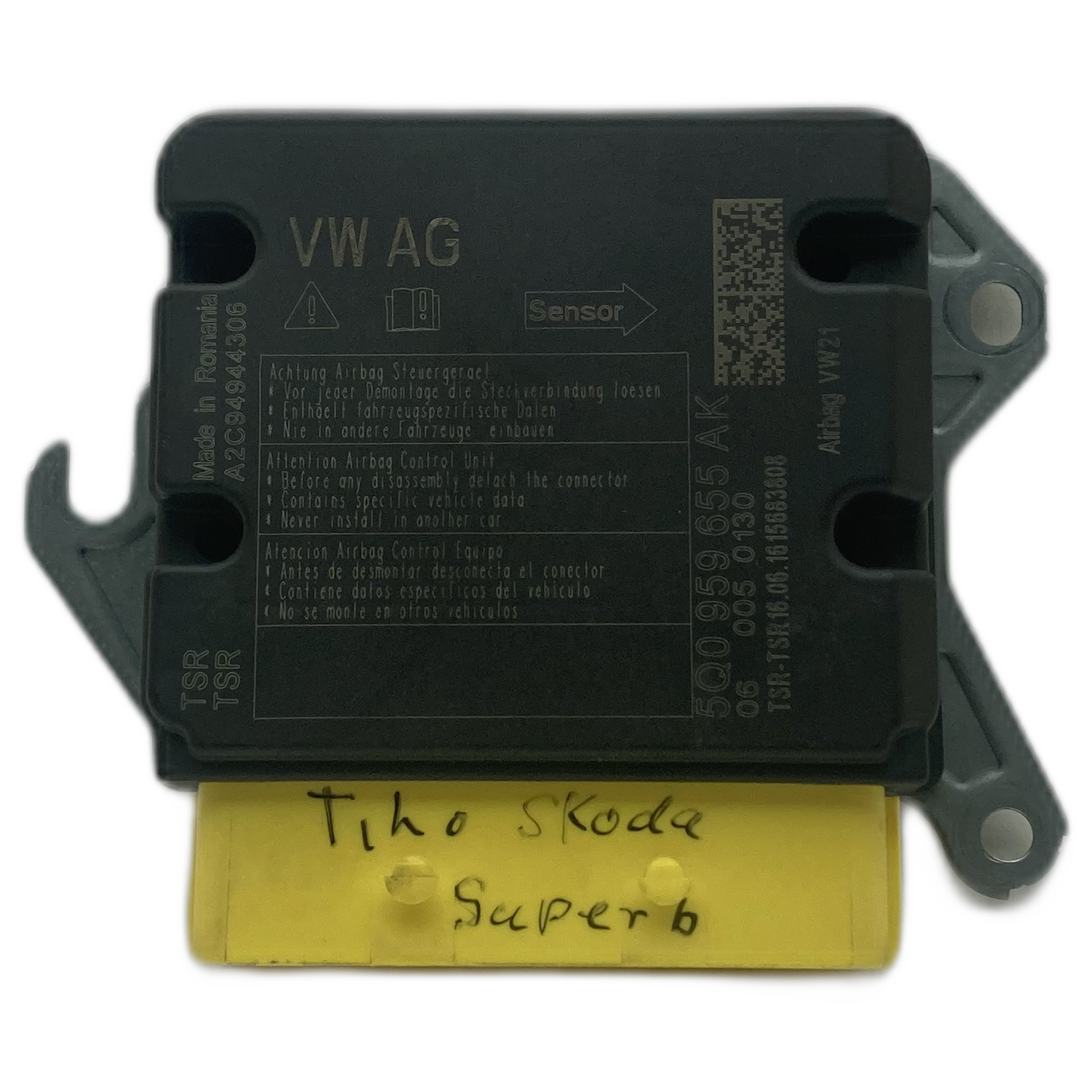 Skoda Superb Mk3 Airbag-Steuergerät Reparatur