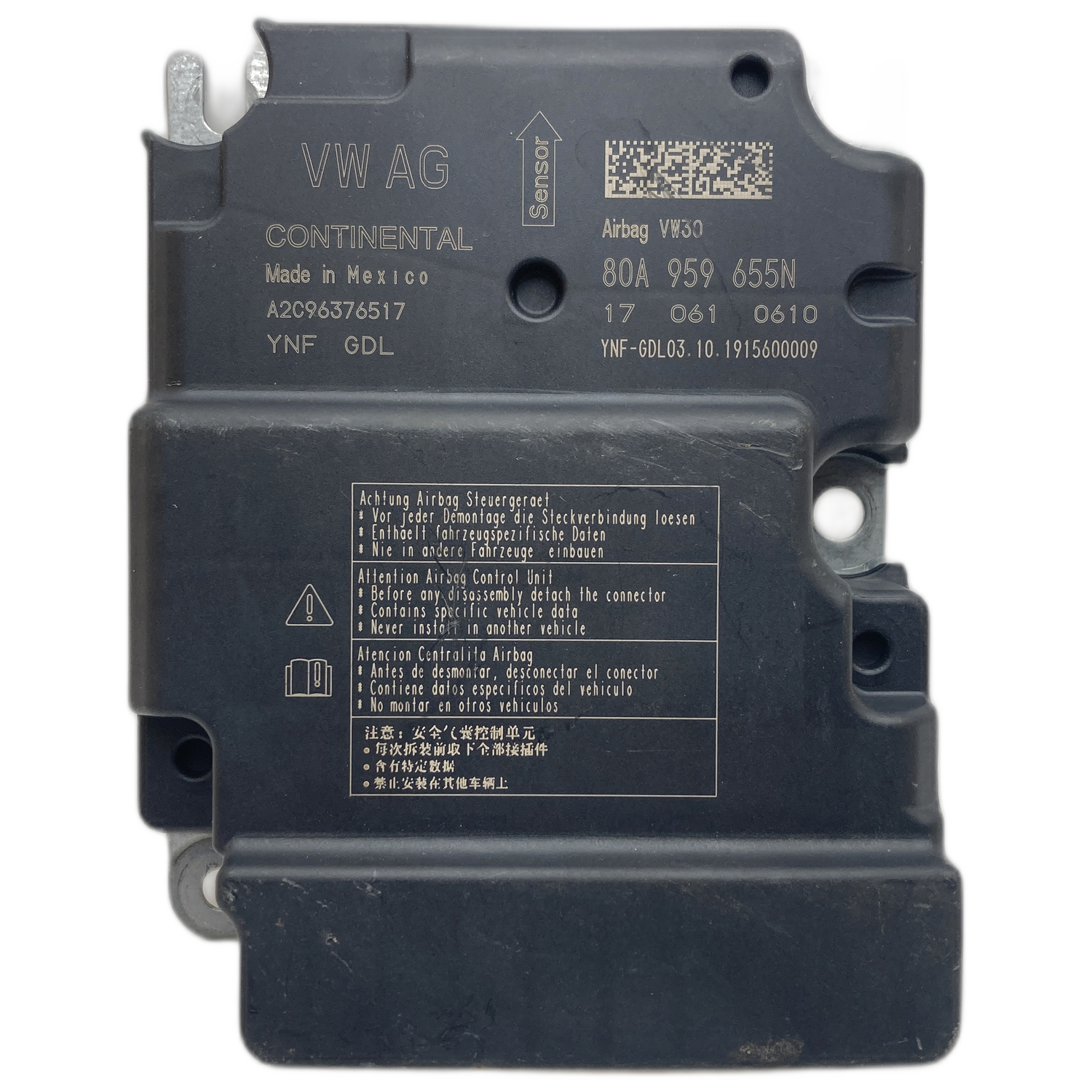 Audi Q5 FYB Sportback Airbag-Steuergerät Reparatur