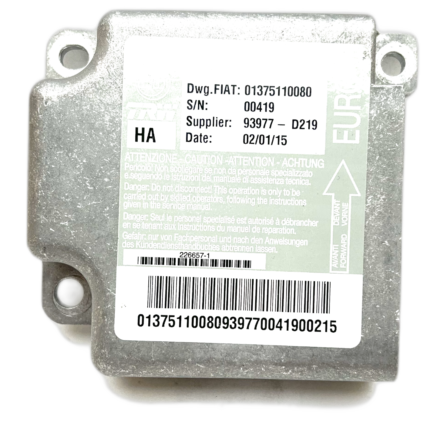 Citroën Relay III Airbag-Steuergerät Reparatur