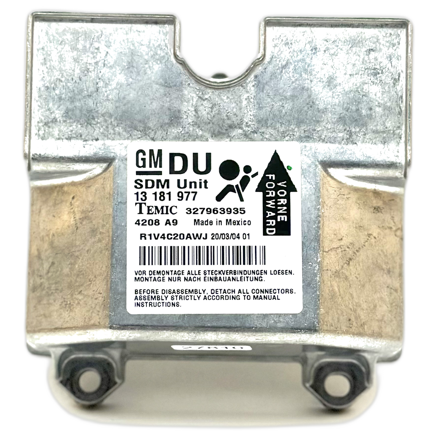 Opel Astra H Airbag-Steuergerät Reparatur